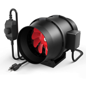 Plastic 4“ 6” 8“ Inline Duct Fan For Ventilation