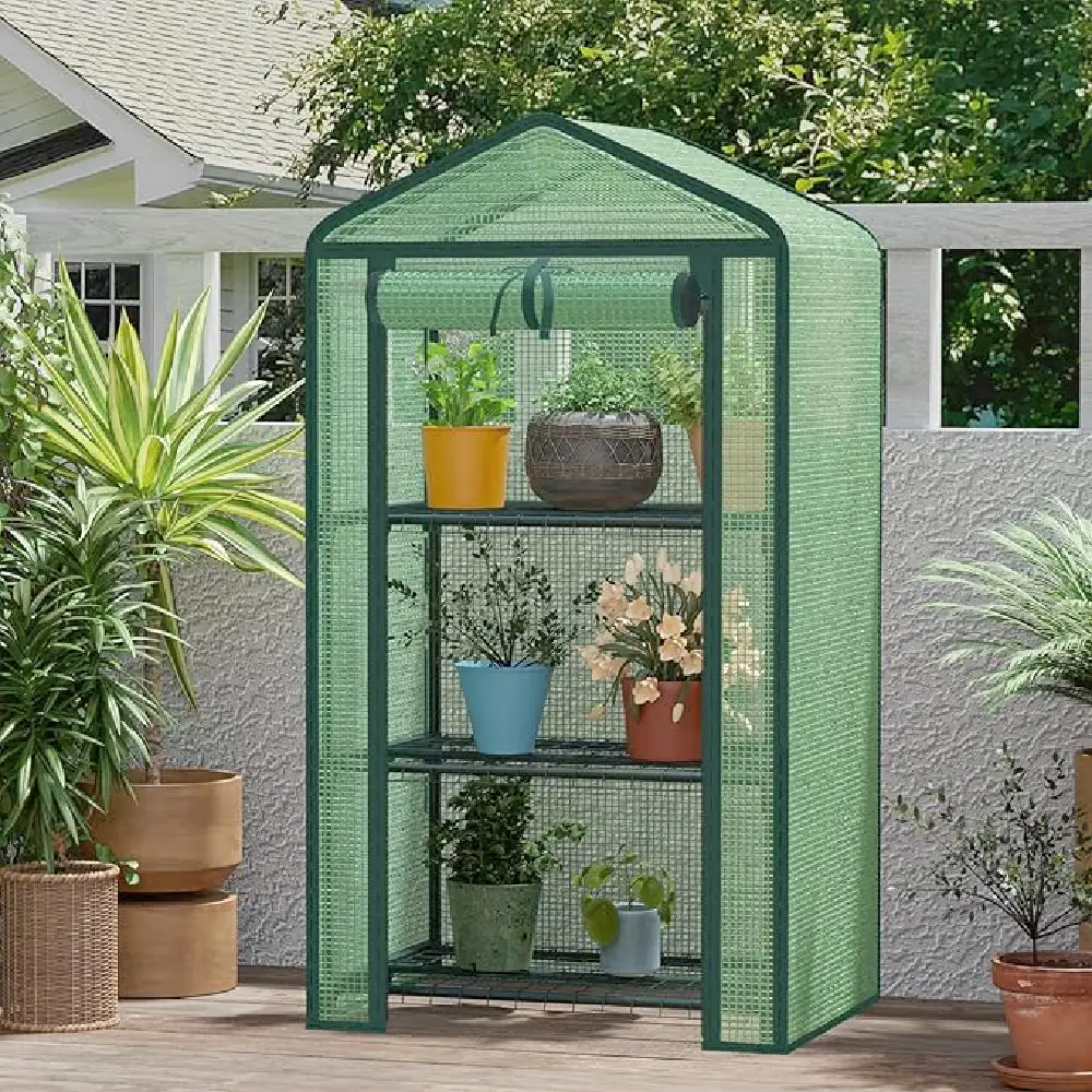 3 Tier Rack Stand Portable Greenhouses