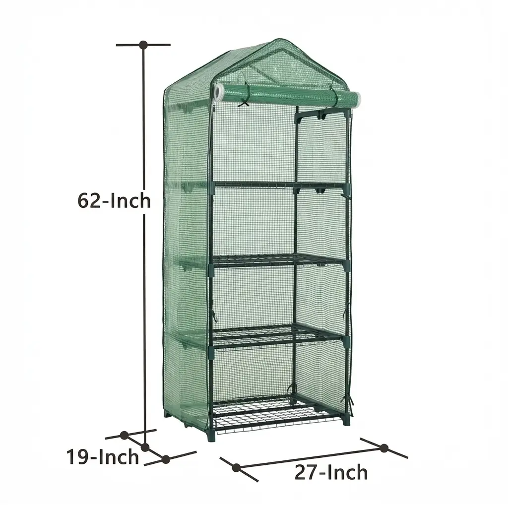 4-Tier Rack Stand Portable Greenhouses