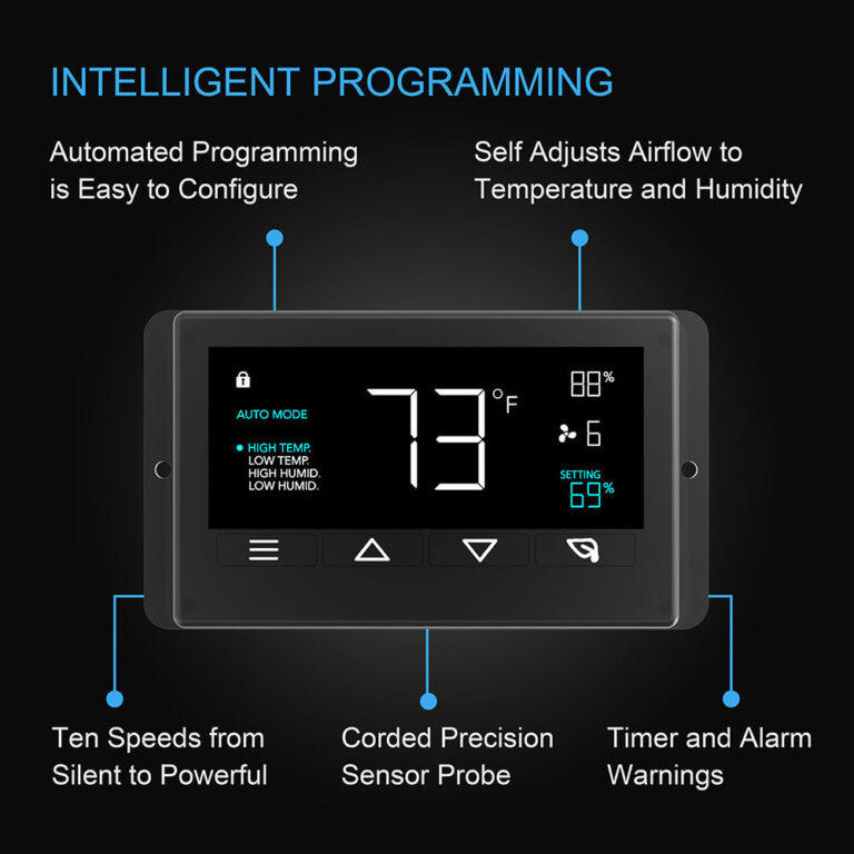 Inline Duct Fan with WiFi App Contro