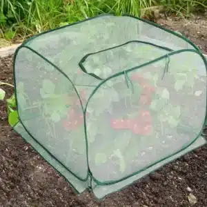 Pop-Up Mesh Plant Protector with Zipper Lid