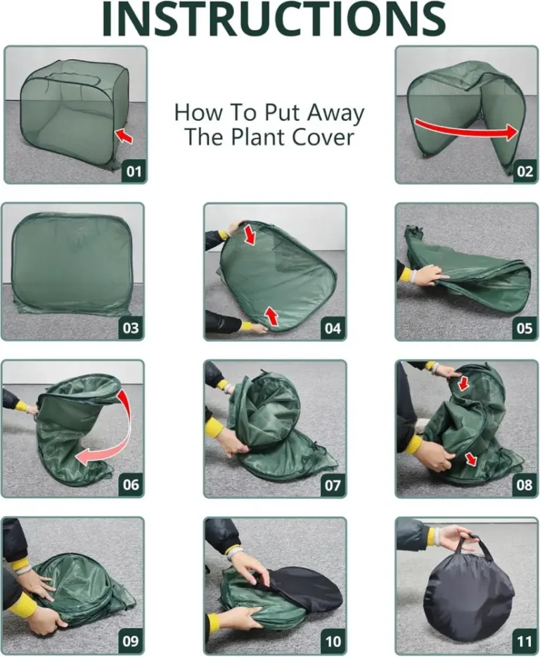 Foldable plant mesh